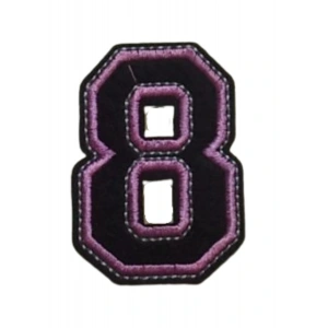 Aplike Ütü İle Yapışan 8  Rakamı  Arma 3x4 cm