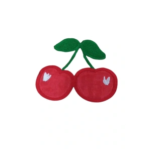 Aplike Ütü İle Yapışan Kiraz Desen