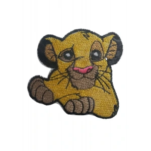 Aplike Ütü İle Yapışan Küçük Kaplan Arma 3x4 cm