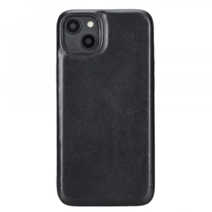 Apple iPhone 15 Plus Uyumlu Deri Arka Kapak ROCK RST1