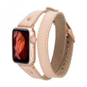 Apple Watch Uyumlu Deri Kordon 42-44-45mm Slim DT RT NU1