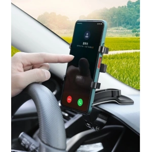 Araba Gösterge Üstüne Takılan 360 Oynar Başlıklı Telefon Tutucu (5047)