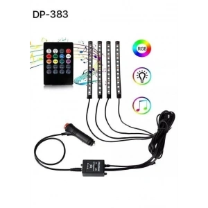 Araç İçi Ayak Altı Ses Duyarlı Şerit Led 4lü Set