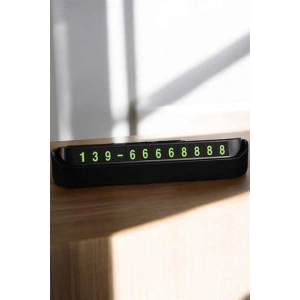 Araç İçi Numaratör Numaralık Torpido Üstü Açılır Kapanır Telefon Numarası Bırakma