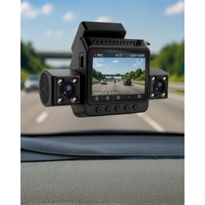 Araç Ön Arka İç Kamera Sistemi Full HD Hareket Sensörlü Kayıt Cihazı