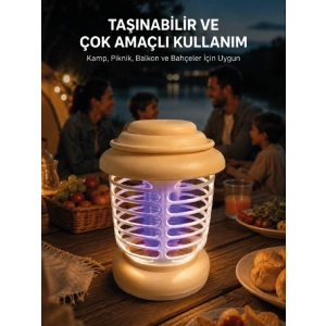 Askılı Tasarıma Sahip LED Aydınlatmalı Sinek Kovucu