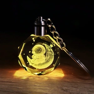 Astronot Tasarımlı Renk Değiştiren Anahtarlık