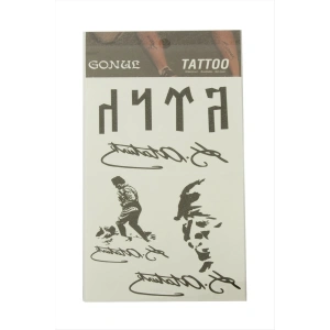 Atatürk Temalı Tattoo Dövme Sticker