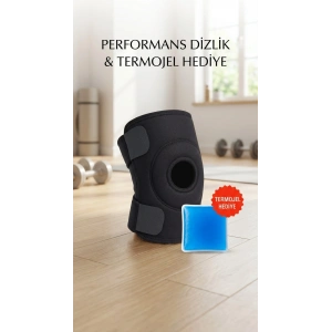 Ayarlanabilir Sporcu Diz Korsesi Çapraz Destekli Termojel Hediyeli