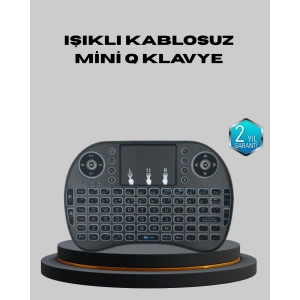 Aydınlatmalı Touchpad’li Q Klavye – Türkçe Karakterli, USB Bağlantılı, Numerik Tuş Takımı