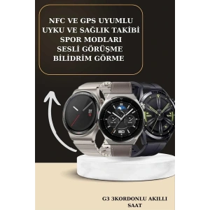 Aynalı Bluetooth Kulaklık Yeni Nesil Akıllı Saat Titreşimli Nabız Ölçer Spor Modları