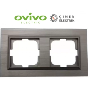 Bakır İkili Çerçeve Quantum - Priz ve Anahtar İçin Uyumlu Çerçeve