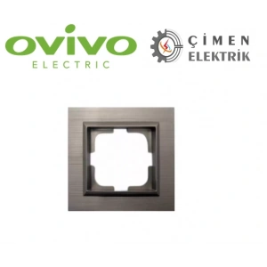 Bakır İkili Priz Çerçevesi Qantum - Priz ve Anahtar İçin Uyumlu Çerçeve