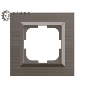 Bakır Tekli Çerçeve Quantum - Priz ve Anahtar İçin Uyumlu Çerçeve