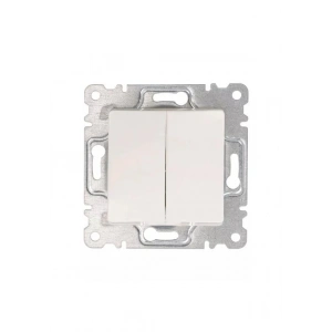 Beyaz Komütatör Anahtar Çerçevesiz - Priz ve Anahtar İçin Uyumlu Çerçeve