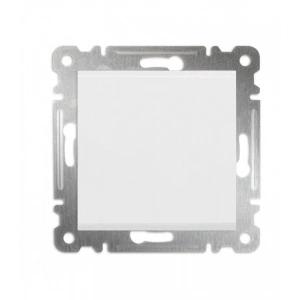 Beyaz Tekli Anahtar Çerçevesiz - Priz ve Anahtar İçin Uyumlu Çerçeve