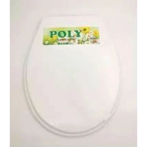 BEYAZ YUMUŞAK KLOZET KAPAK BÜYÜK PUF (5047)