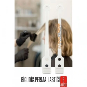 Bigudi Lastiği - Esnek Perma Lastikleri 2 ADET