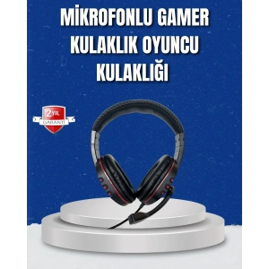 Bilgisayar Oyuncu Kulaklığı – Yumuşak Pedli, Dayanıklı İpli Kablo