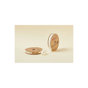 Biye Koton Katlı D03 Krem 2 cm 25 Metre %65 Koton %35 Polyester