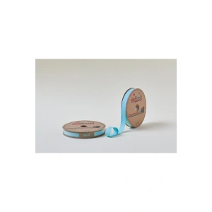 Biye Koton Katlı D49 Açık Turkuaz 2 cm 25 Metre %65 Koton %35 Polyester