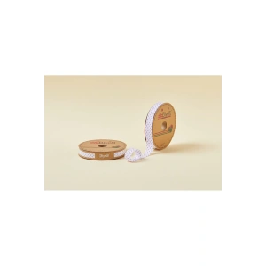 Biye Puanlı Katlı B07 Lila 2 cm 25 Metre %65 Koton %35 Polyester