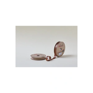 Biye Saten Katlı 047 Kahverengi 2 cm 25 Metre %100 Polyester