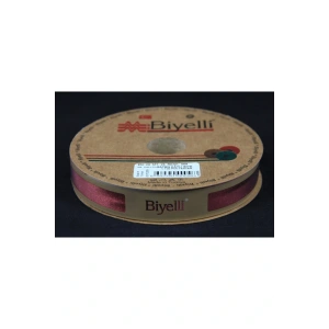 Biye Saten Katlı 059 Koyu Kiremit 2 cm 25 Metre %100 Polyester