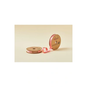 Biye Saten Katlı 063 Mercan 2 cm 25 Metre %100 Polyester