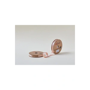 Biye Saten Katlı 065 Somon 2 cm 25 Metre %100 Polyester