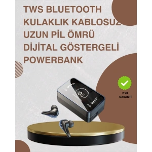 Bluetooth 5.1 Kablosuz Kulaklık – 3500 mAh Şarj Kutulu