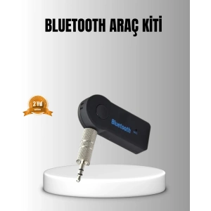 Bluetooth AUX Araç Kiti Eller Serbest Müzik Çalar Dahili Mikrofonlu