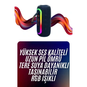 Bluetooth Hoparlör Uzun Pil Ömrü Taşınabilir Yüksek Ses Kaliteli