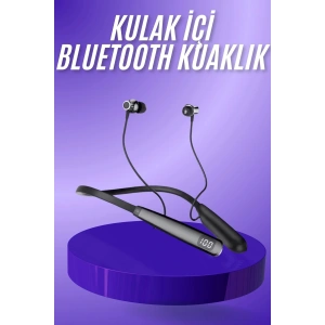 Bluetooth Kulaklık Şarj Göstergeli 100 Saat Şarj Kapasiteli Sporcu Kulaklık
