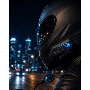 Bluetooth Motosiklet Kask Kulaklığı Mikrofonlu Kablosuz Sürüş Intercomu