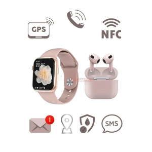 Bluetooth Özellikli Akıllı Saat - Nabız, Uyku Takibi, GPS ve Suya Dayanıklı Spor Modeli