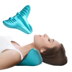 Boyun Ve Omuz Gevşetici, Servikal Traksiyon Cihazı Akupunktur Boyun Omuz Sırt Desteği Masaj Yastığı, Boyun Sedye Masajı