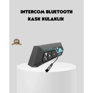 BT22 Kask İçi Bluetooth Kulaklık Hızlı Eşleşme ve Gürültü Önleyici Mikrofon