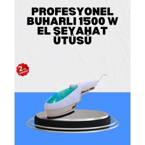 Buharlı Kırışıklık Giderici Pratik Ev ve Seyahat Ütüsü