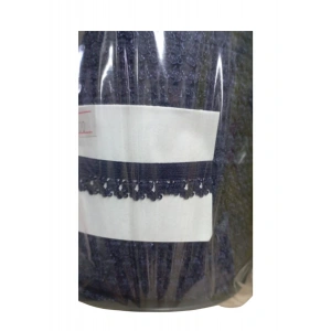 Çamaşır Lastiği Dantelli 1 cm 75 Metre 1 Top Lacivert