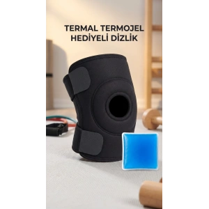 Çapraz Bağ Destekli Diz Korsesi Menisküs Ağrısı İçin Termojelli Dizlik
