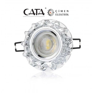 CATA CT 6595 Kristal Cam Led Spot Kasası