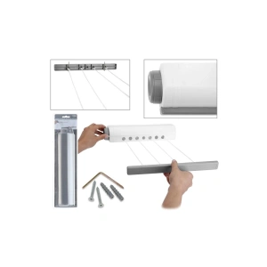 Çek-as Askı Beş Ipli Çamaşır Kurutma Askısı Duvara Monte Kurutmalık