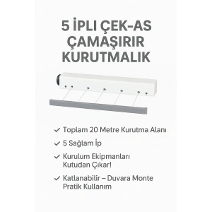 Çek As Ger As 5 İpli 20 Mt