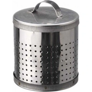 ÇELİK BÜYÜK DEMLİK İÇİ ÇAY SÜZGEÇ YÜKSEKLİK= 7CM ÇAP= 6CM (5047)