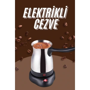 Çelik Kahve Makinesi Cezve 800 Watt Paslanmaz Çelik Türk Kahvesi Makinesi