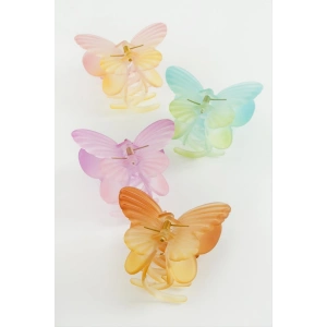 Çift Kanatlı Kelebek Mandal Toka 8 cm