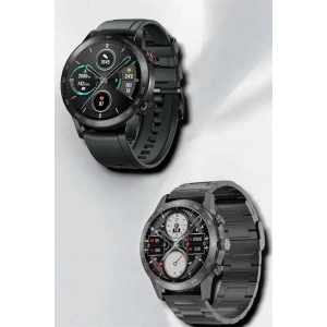 Çift Kordonlu Yüksek Çözünürlüklü Akıllı Saat Uyku İzleyici & Spor Modları