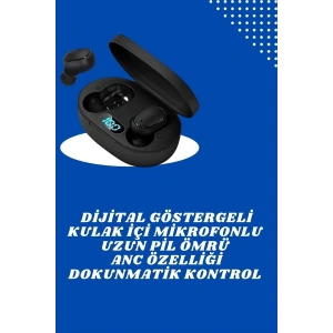 Çift Kulaklık Kampanyası Dokunmatik Kontrol Kulak İçi Yüksek Ses Kaliteli Mikrofonlu