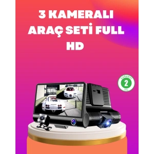 Çift ve Üçlü Lens Seçeneği ile Tüm Açılardan Kayıt Yapan Araç Kamerası